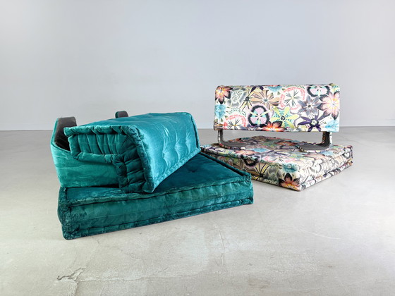 Image 1 of Moderne Roche Bobois Sofa Mah Jong Couch Hans Hopfer Kleurrijk