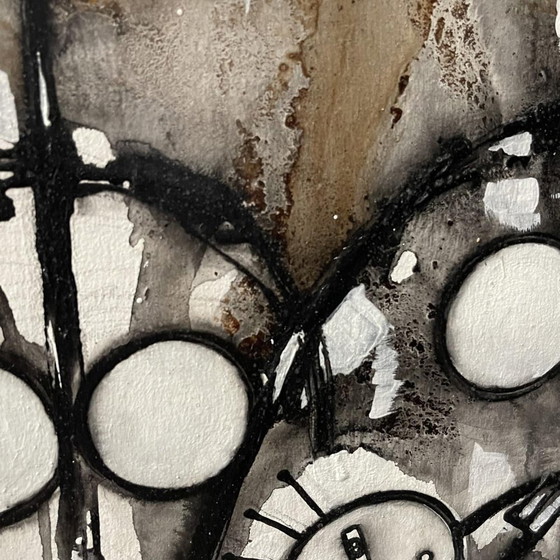 Jean-Pierre Katembwe, Naissance d'une Fille, Huile sur Toile, 2017 – Peintures et dessins, Canvas, Abstract (photo 7 of 12)