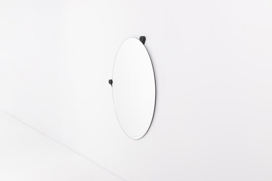 Image 1 of Miroir design italien de Nanda Vigo pour Morphos, Venise 1985