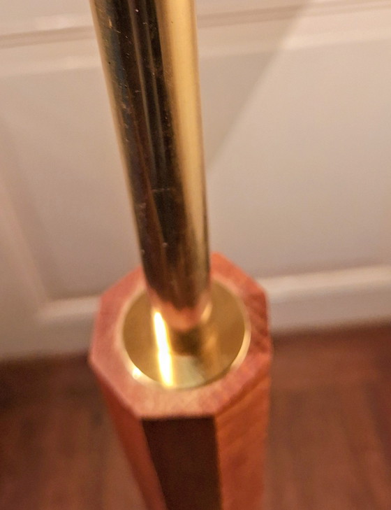 Image 1 of Lámpara de pie de madera Bony Design de los años 70