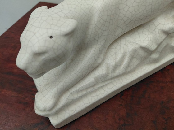 Image 1 of Panther keramiek, Art Deco