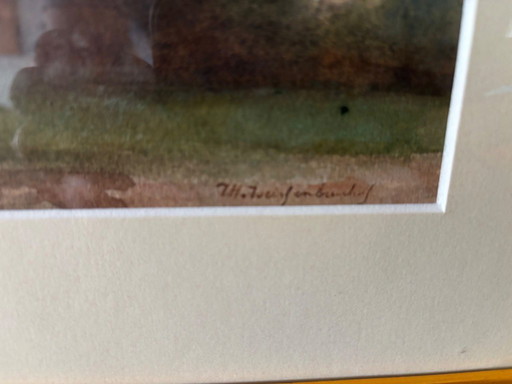 Aquarel J. H. Weissenbruch