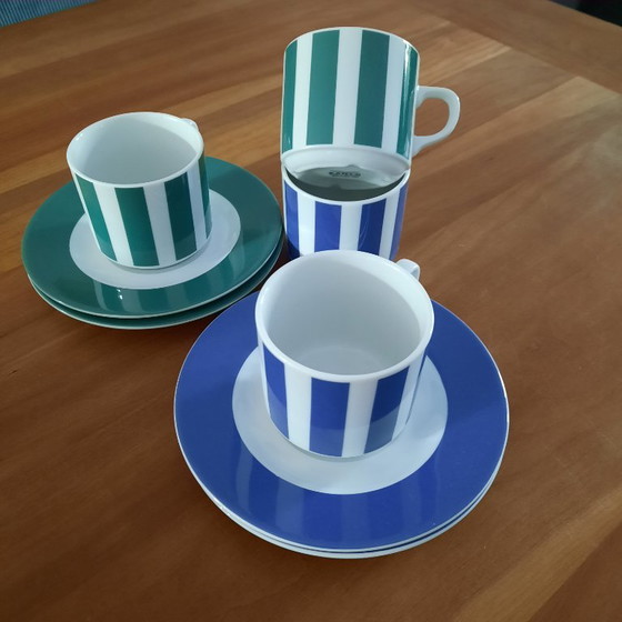 4 tazze da caffè vintage con piattini di Kahla – Stoviglie, Porcelain (photo 5 of 5)