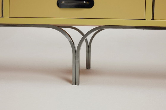 Image 1 of Industrial Vintage Mid-Century Sideboard, Steel, 1960s