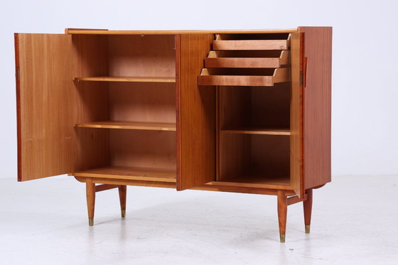 Image 1 of Bellissima credenza d'epoca anni '60 - Mid Century - armadio a cassetti in legno #04-76