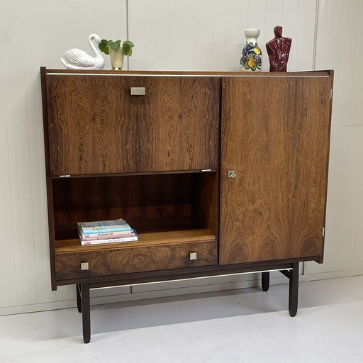 Midcentury Vintage Highboard Wand Bar Kast GNB België