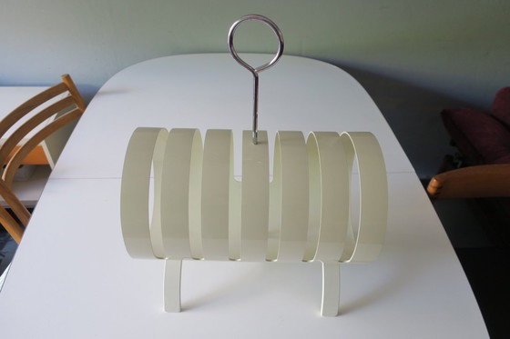 Image 1 of Opal Möbel Magazine Rack in Lacquered Plywood, 1960s