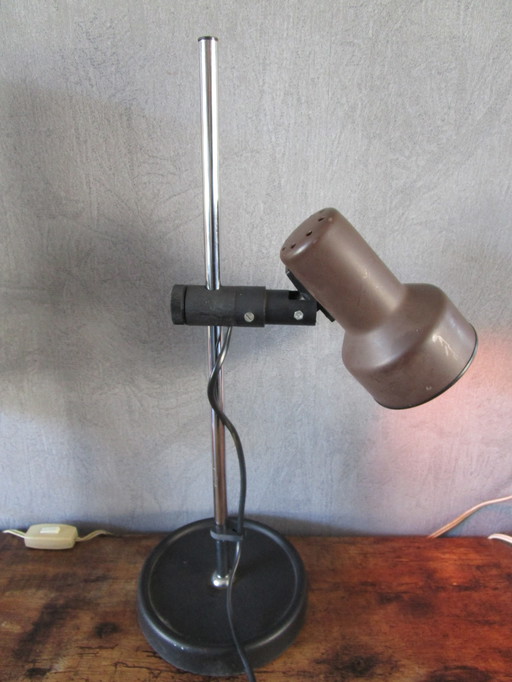 Fassung - Vintage Retro Tafellamp / Bureaulamp Jaren 70