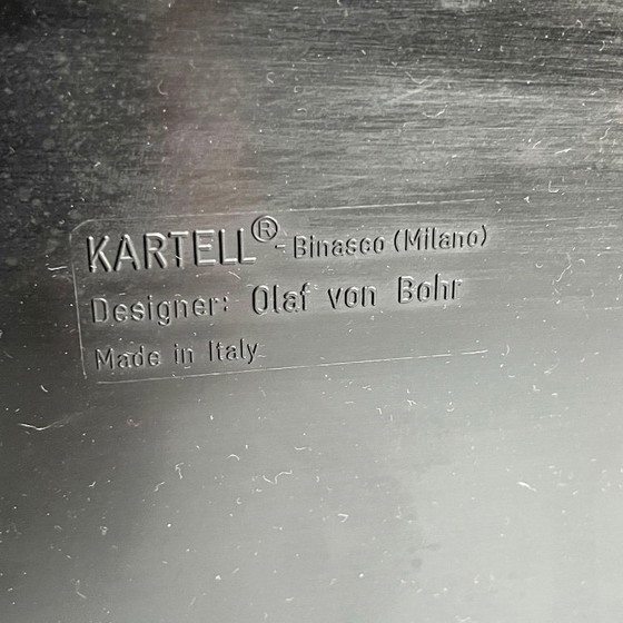 Image 1 of Zwarte modulaire plank van Olaf Von Bohr voor Kartell, jaren 70