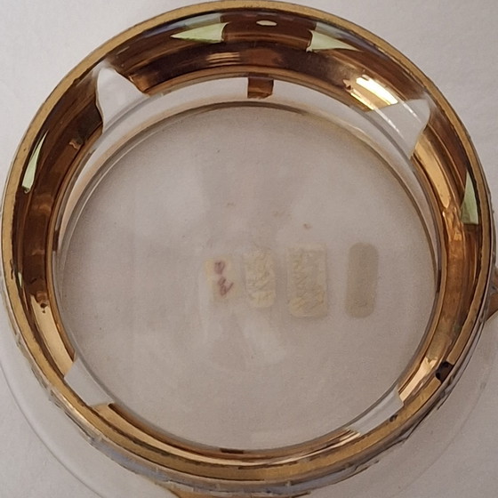 Antique Art Nouveau Stained Glass Bowl – Fritz Heckert, Decorative Objects (photo 9 of 9)