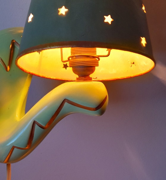 Image 1 of 1950s ceramic wall sconce