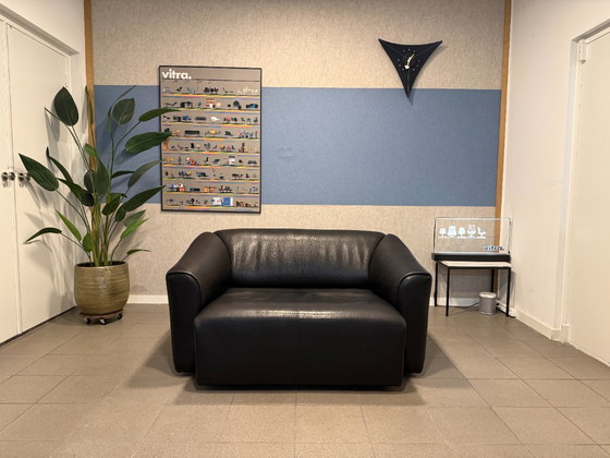 De Sede | DS47 | Schwarzes Büffelleder | 2 Stück – 2 Sitzer Sofas (photo 2 of 14)