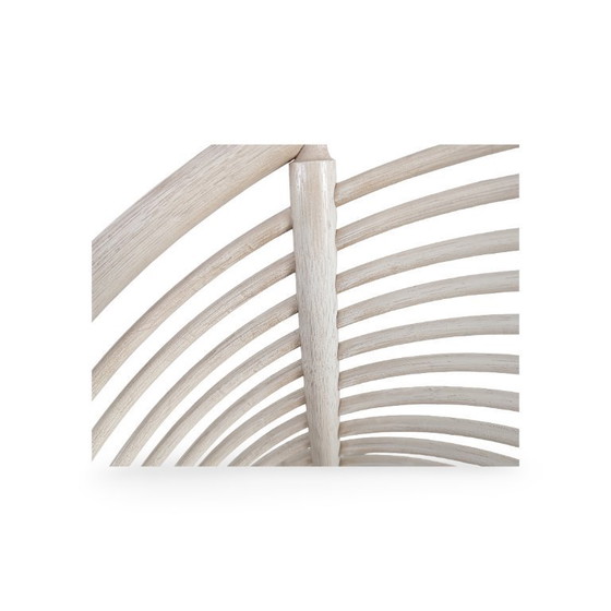 Image 1 of Set di 4 sedie Wickerwork Atelier Schütz, sedia di design del 1970, bambù
