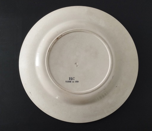 Round dish ø 28cm ironstone Choisy-le-Roi “Floréal”