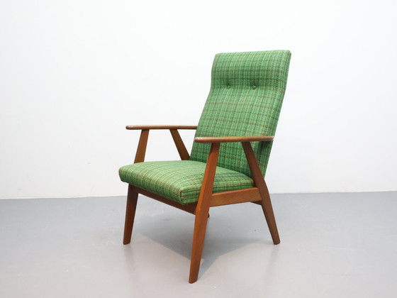 Image 1 of Vintage Armchair Teak Green