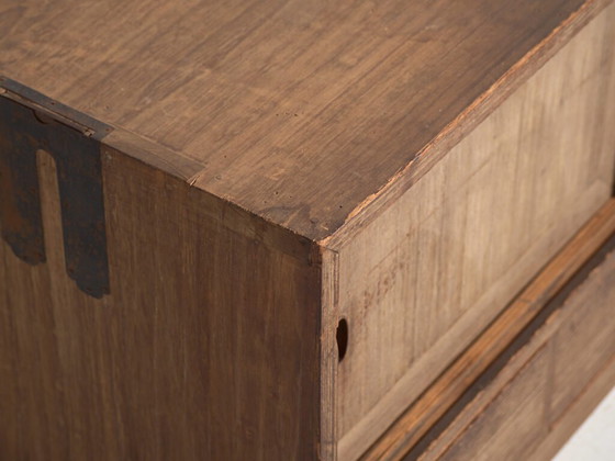 Antique sliding door base cabinet - Taishō / Showa Period (c. ) #9 – Sideboard, Metal (photo 25 of 40)