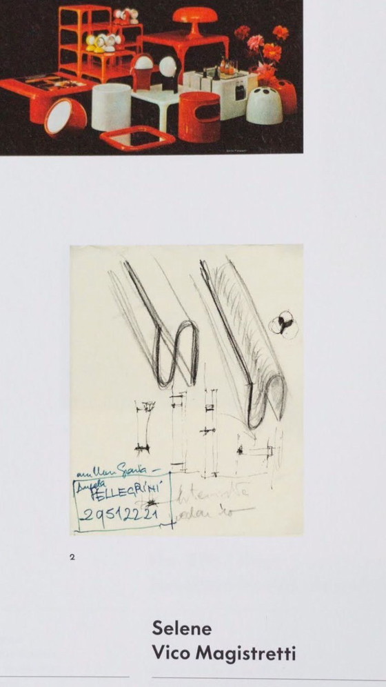 Image 1 of Selene • Artemide • Magistretti