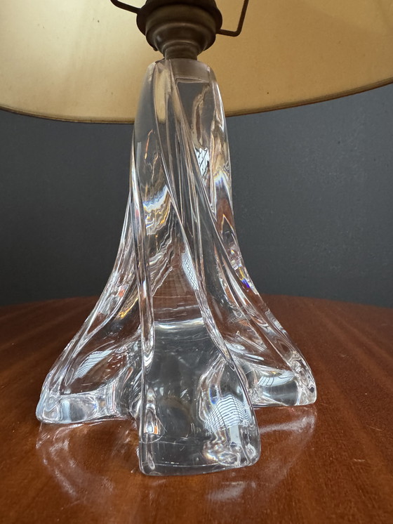 Image 1 of Small Daum crystal lamp from the 1950s