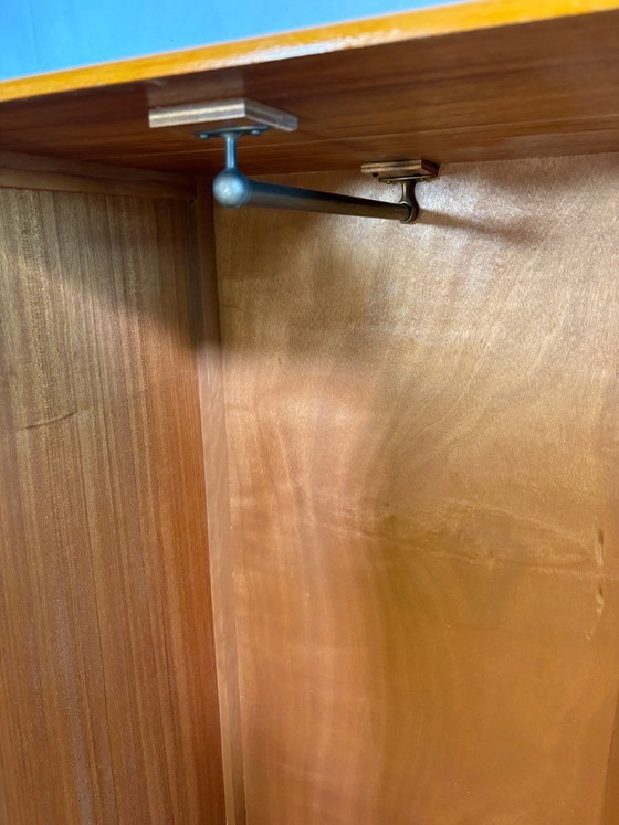 Image 1 of Mid Century Retro Teak Gentleman’s / Bachelor Wardrobe by Remploy (Circa 1960)  A fantastic mid century modern teak gentleman’s,