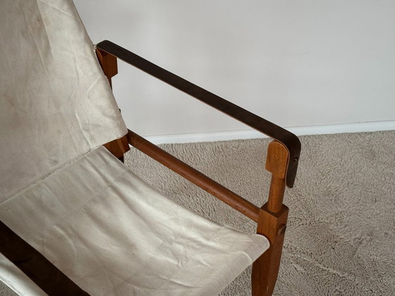 Image 1 of Poltrona Safari di Wilhelm Kienzle attribuita a Wohnbedarf, Svizzera, anni '50