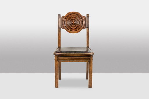 Étienne Kohlmann. Set aus 6 Stühlen im modernistischen Stil. 1960er Jahre.