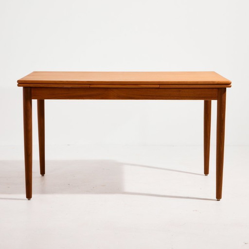 MK9798 Table de salle à manger en teck restaurée