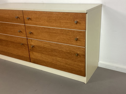 Vintage Mcm Ladekast Kast Dressoir Teak