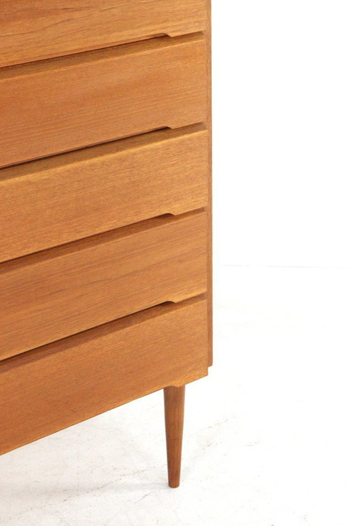 Grote hoge XL Deense ladekast vintage