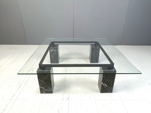 Vintage Marble Coffee Table By Artedi, 1980S