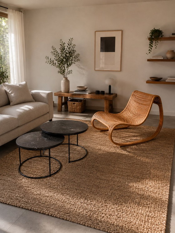 Set of nesting coffee tables by Juntoo – Marble, Metal (photo 3 of 5)