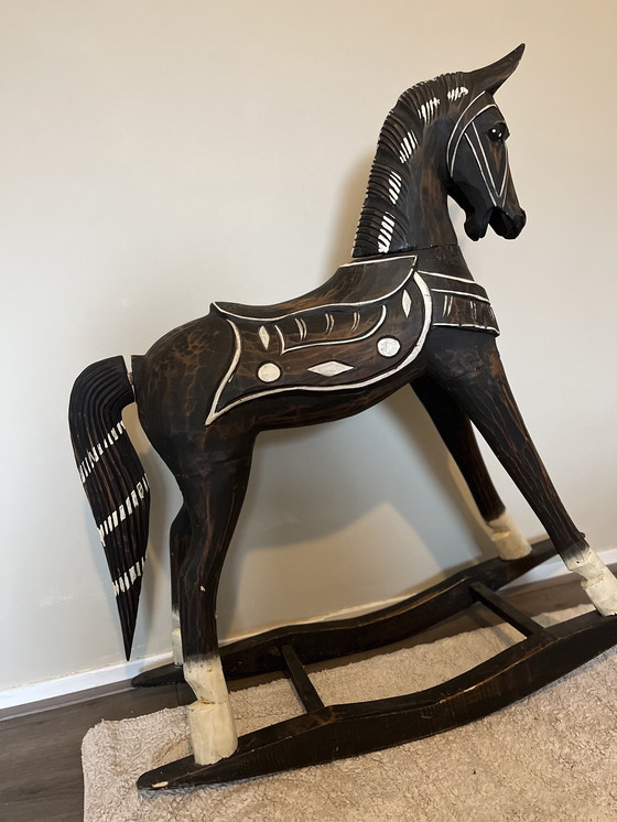 Image 1 of Vintage rocking horse