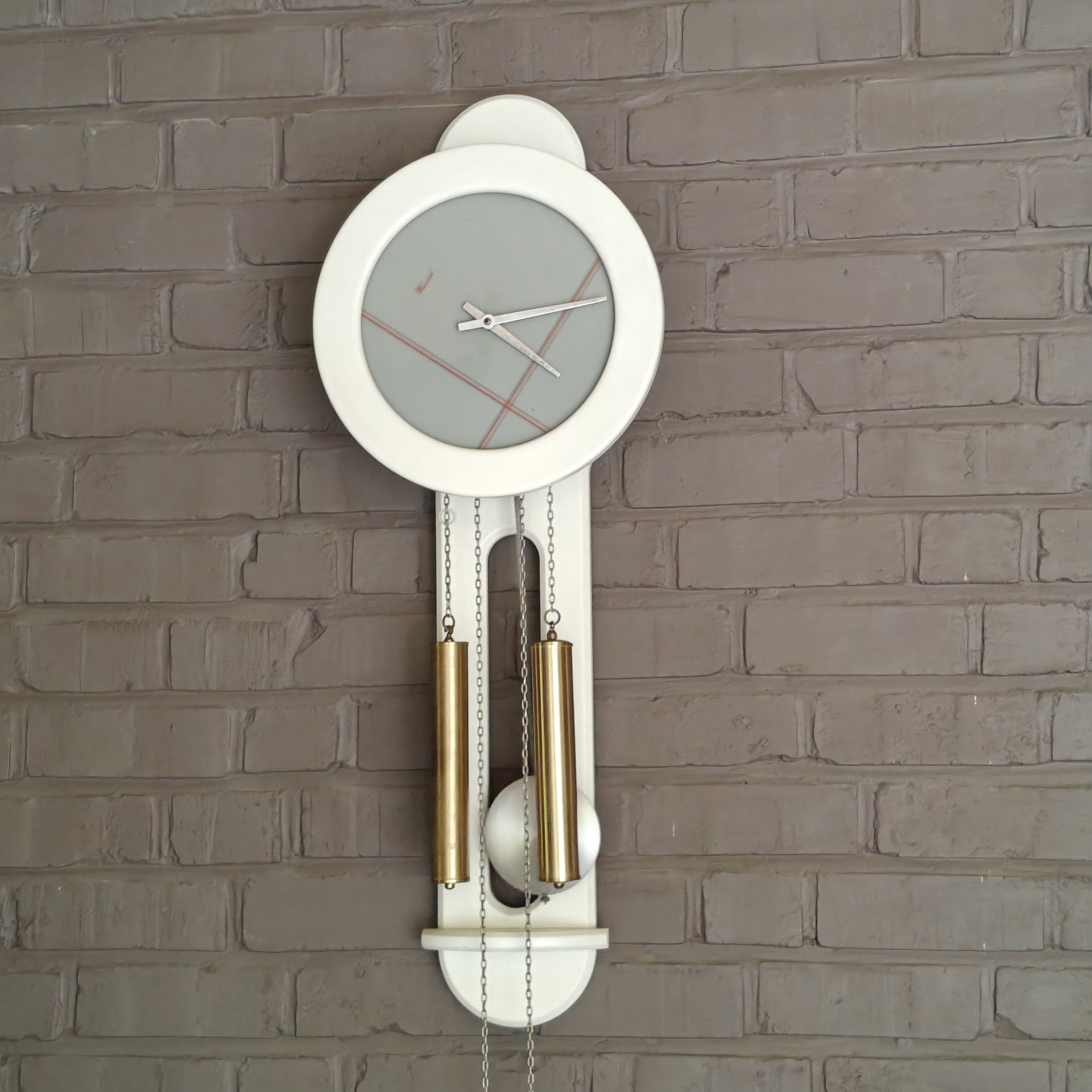 Rare Warmink Postmodern Wall Clock – Memphis Style Design – 1980s