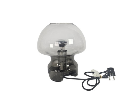 Image 1 of Süssmuth Leuchten - Mushroom Lamp - 'Smoked' glass - Germany - 1970's
