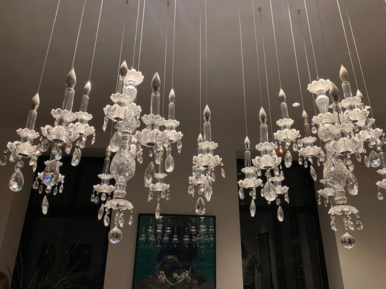 Image 1 of 3 hanglampen met swarovski kristal