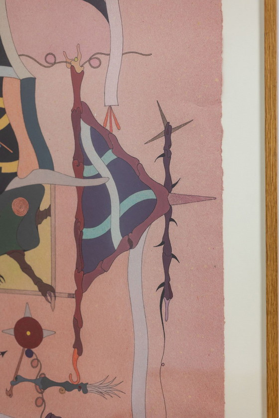 Image 1 of Jorge Camacho. Werk "Clan de Coyotes". Jaar 1992.