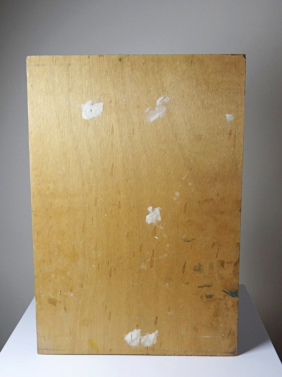 Image 1 of Pintura veneciana, óleo sobre tabla, canal y fachadas antiguas.