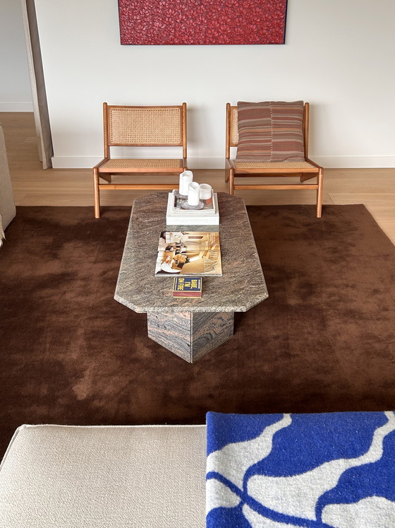 Image 1 of Vintage granite coffee table, Italy 1980s