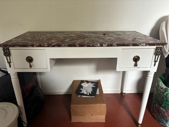 Antique desk marble top – Side tables (photo 9 of 11)