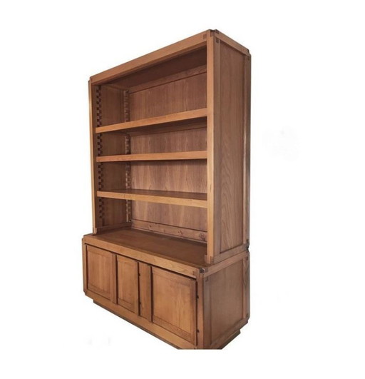 Pierre Chapo (1927-1987), B10 sideboard in French elm from 1976