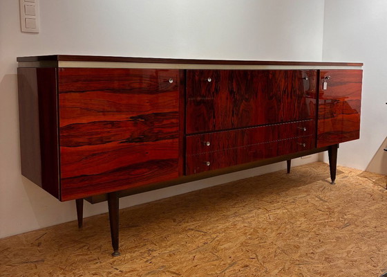 Vintage dressoir van palissanderhout in mid-century stijl – Wood (photo 8 of 16)