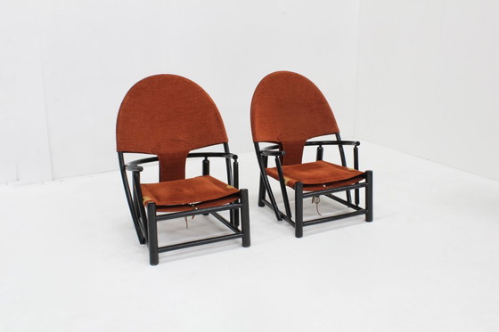 Image 1 of Vintage Hoop armchairs by Piero Palange for Germa, set of 2