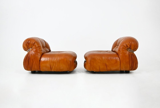 Image 1 of Soriana Lounge-Sessel von Afra & Tobia Scarpa für Cassina, 1970er Jahre, 2er-Set