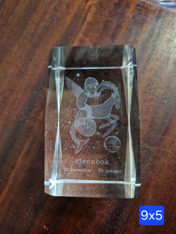 Image 1 of Crystal zodiac sign Capricorn