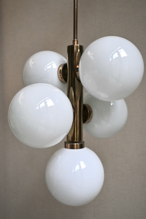 Image 1 of Lampada a globo massiccia, probabilmente degli anni '80