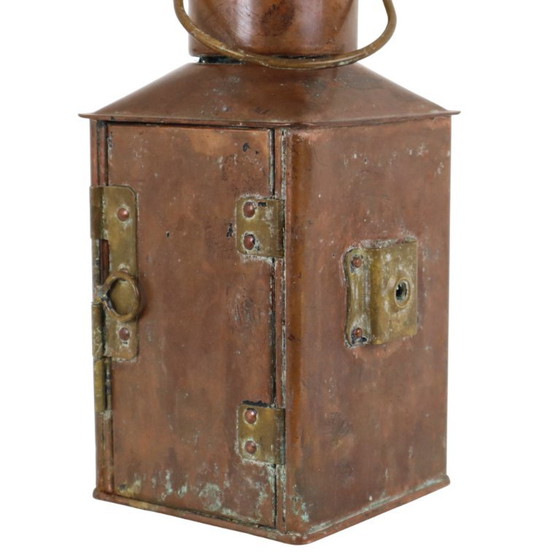 Small Ship's Lamp Mr Portside Copper Maritime 24cm – DHR, Table lamps, Glass (photo 6 of 16)