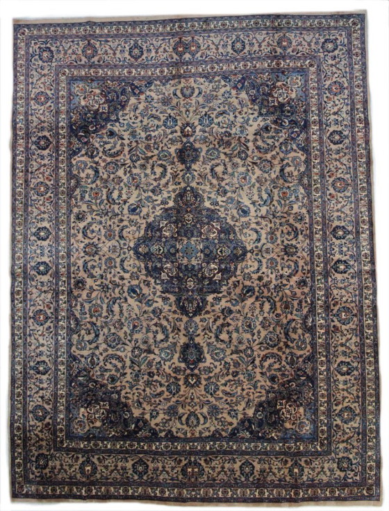 Image 1 of Hand-knotted Persian carpet Kashmar 390x290