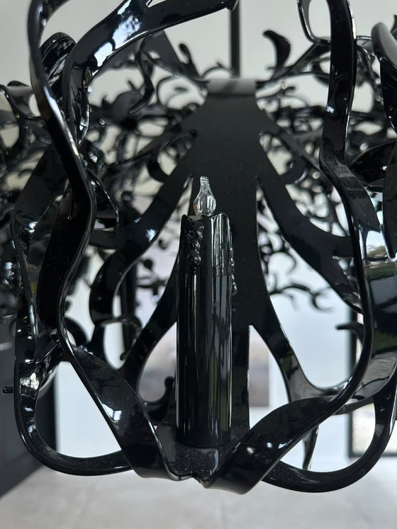 As good as new Brand van Egmond Flowerpower Black + WARRANTY, Ceiling lights, Metal, Design (photo 6 of 6)