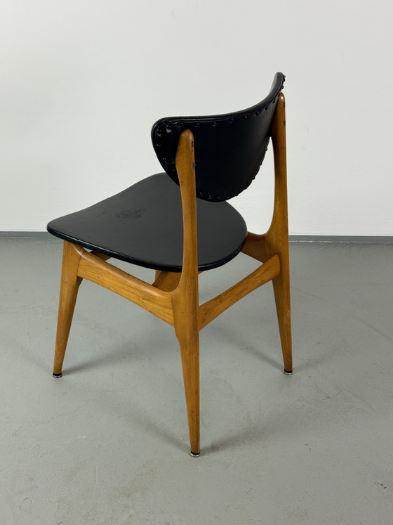 Set van 4 vintage eetkamerstoelen in Scandinavische stijl – Jaren 60 – Skai, Wood (photo 3 of 14)