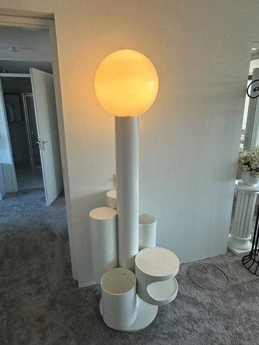 Originale Close Encounter Stehlampe / 1980er Jahre – vloerlampen, Wood