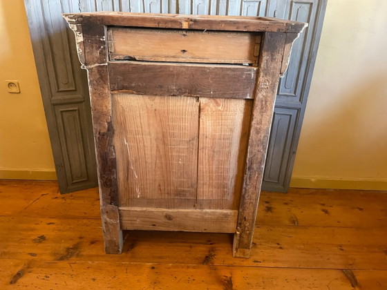 Side Tanble Wandtafel Wand Console Louis Philippe Trumeau – Stone (photo 20 of 21)